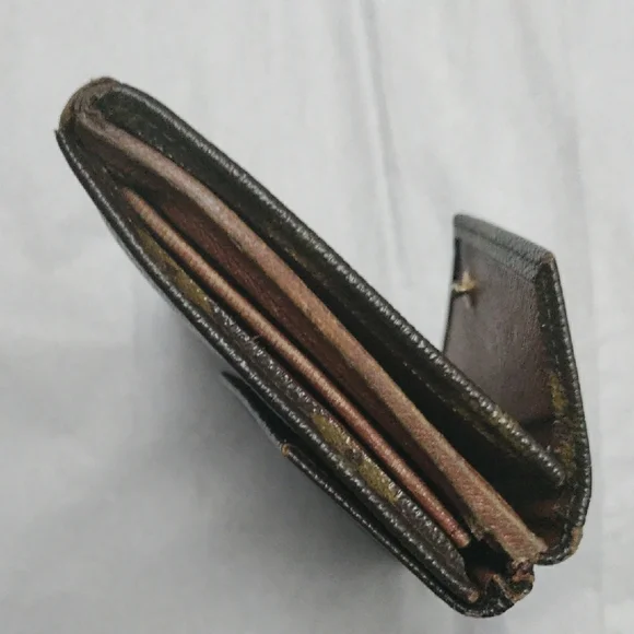 Louis Vuitton Monogram Envelope Wallet - Dark Brown with Gold Hardware - Picture 12 of 16